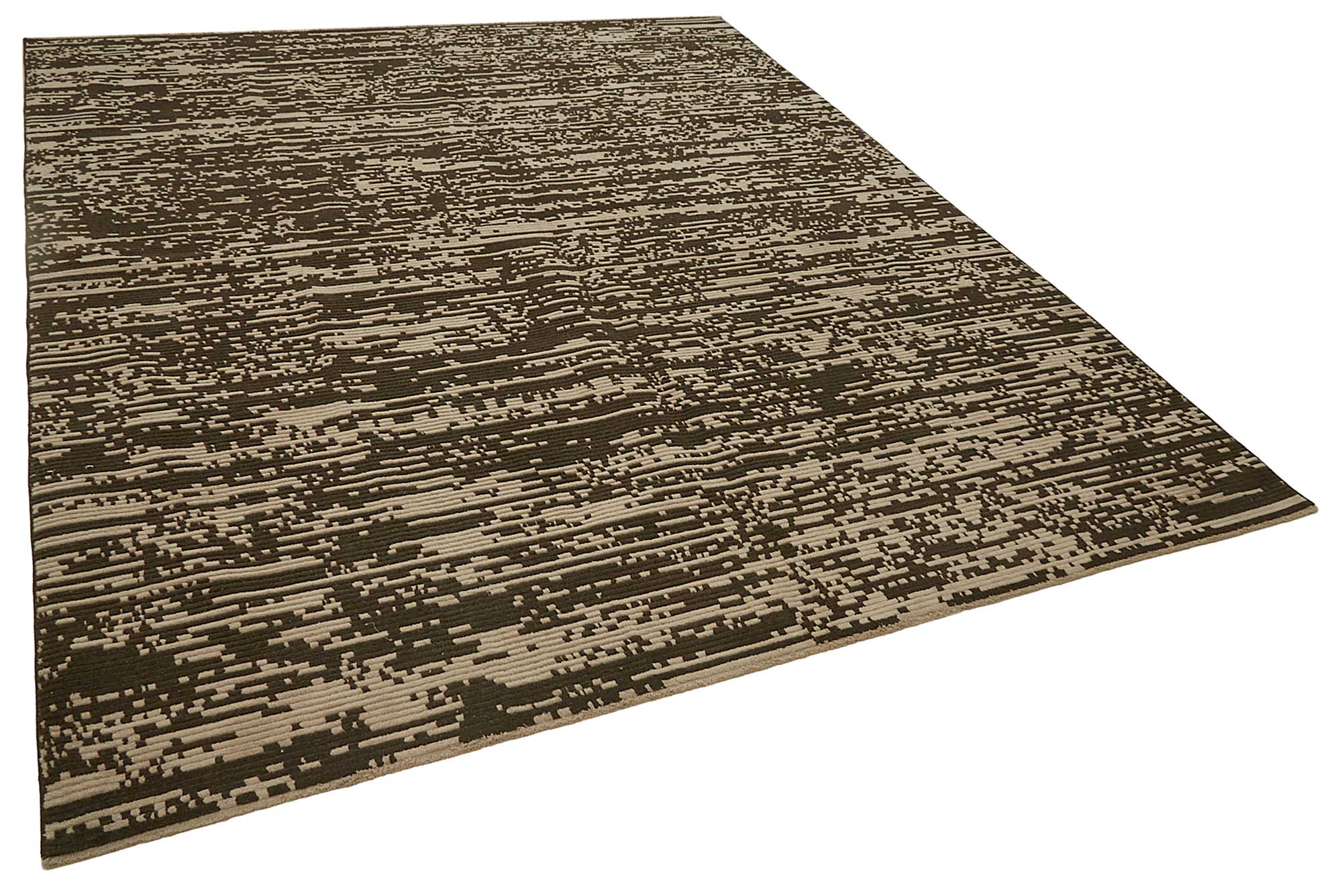 8x10 Hand-Knotted Wool Oushak Rug - 47747