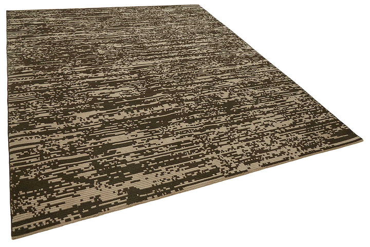 8x10 Hand-Knotted Wool Oushak Rug - 47747