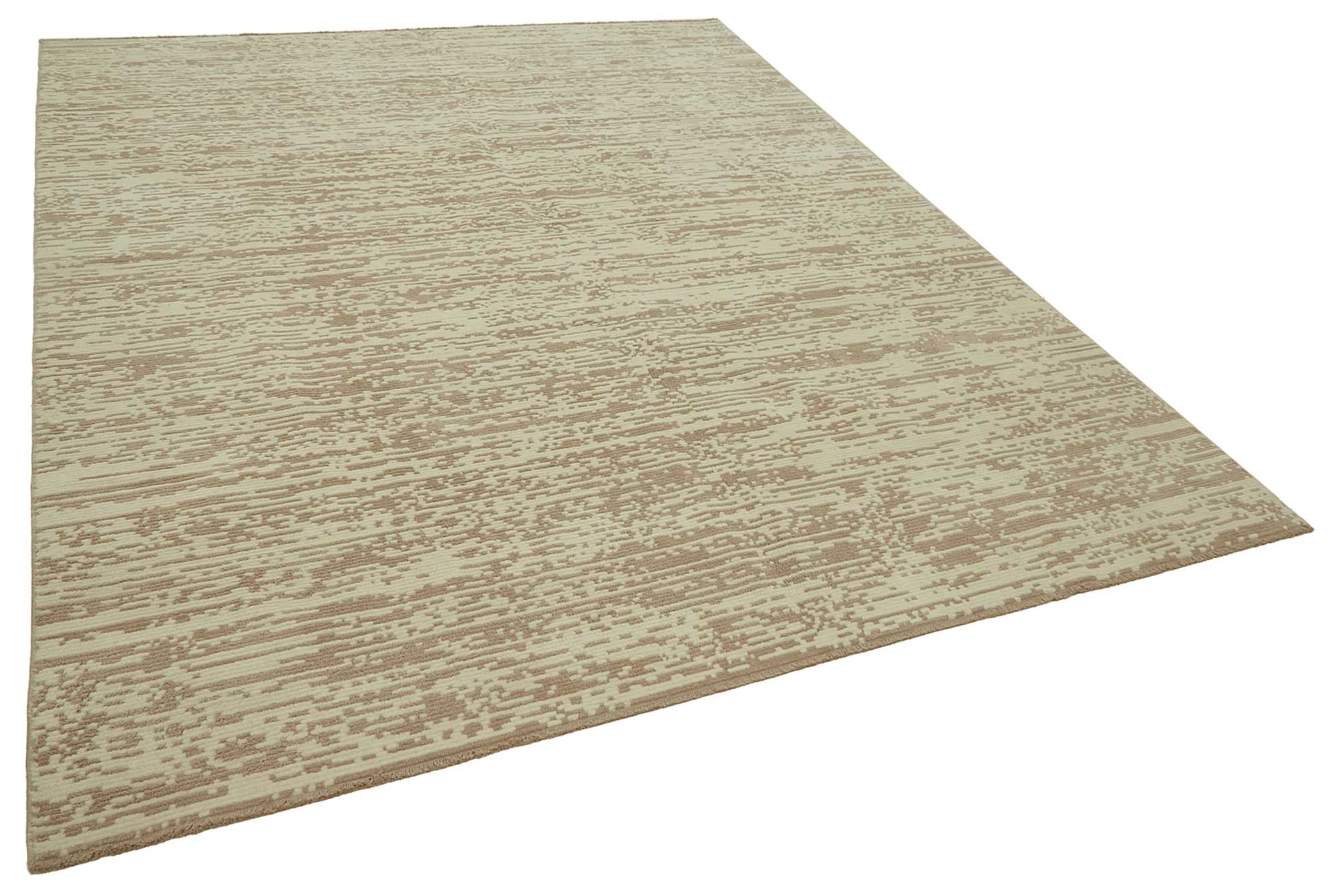 8x10 Hand-Knotted Wool Oushak Rug - 47749