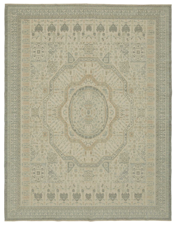 8x11 Hand-Knotted Wool Oushak Rug - 47751