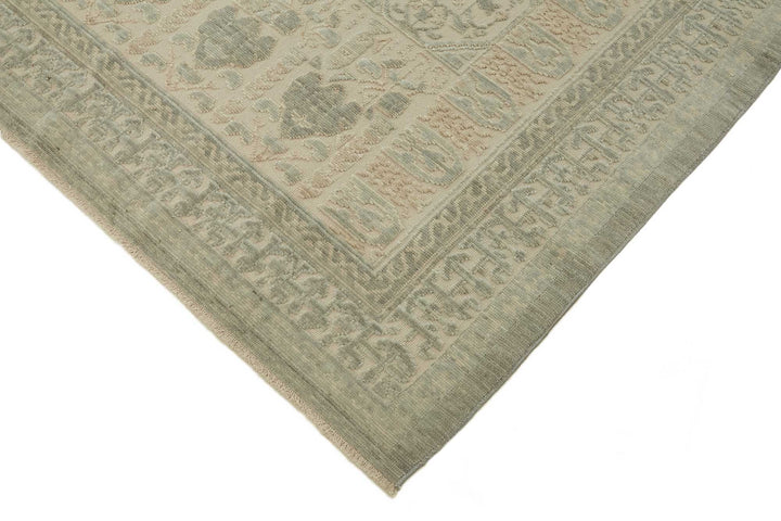 8x11 Hand-Knotted Wool Oushak Rug - 47751