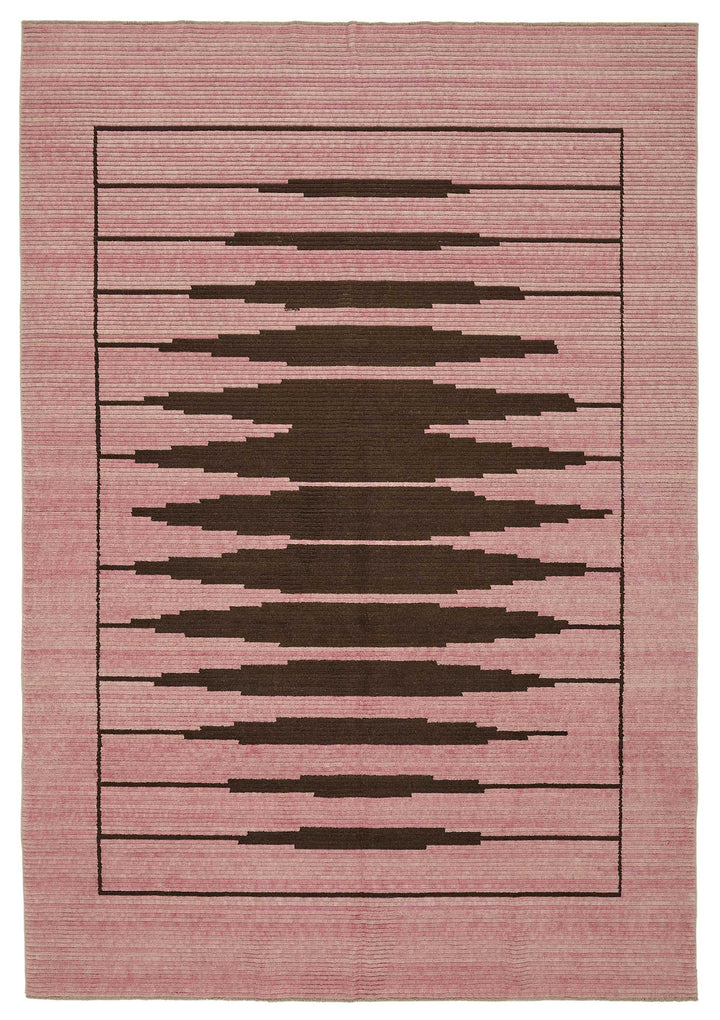 8x11 Hand-Knotted Wool Oushak Rug - 47752