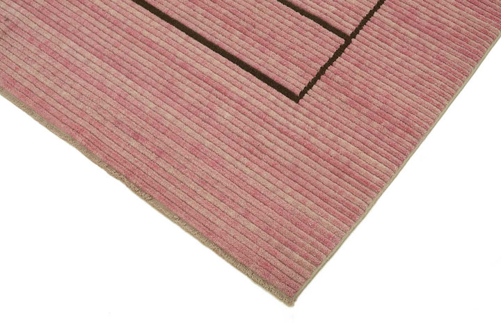 8x11 Hand-Knotted Wool Oushak Rug - 47752