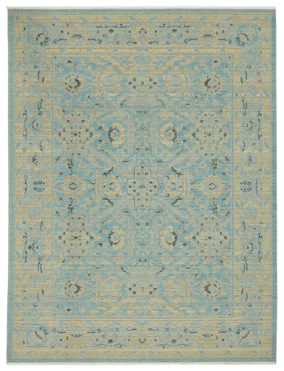 9x12 Hand-Knotted Wool Oushak Rug - 47754