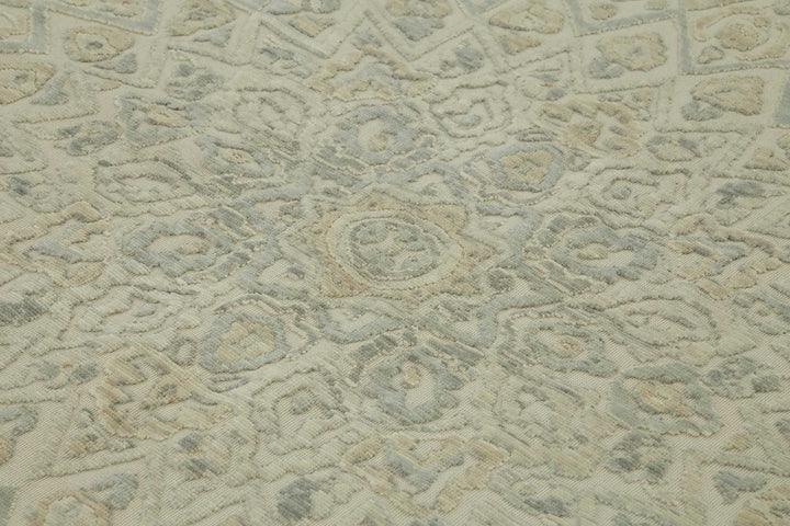 10x12 Hand-Knotted Wool Oushak Rug - 47757