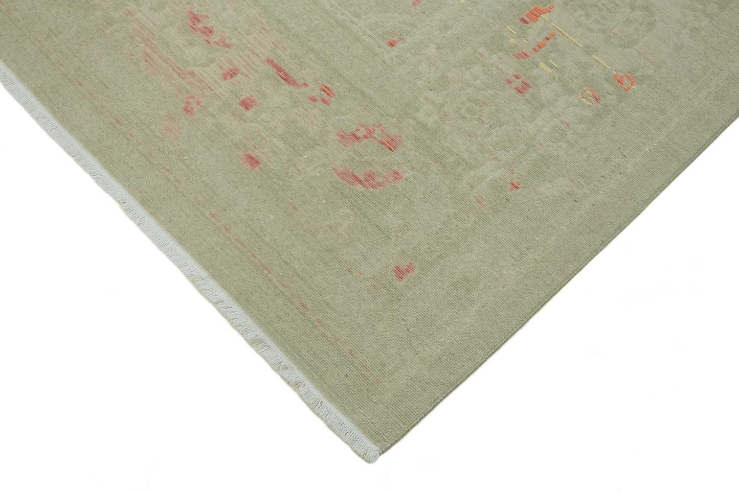 9x11 Hand-Knotted Wool Oushak Rug - 47758