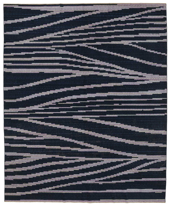 10x12 Hand-Knotted Wool Oushak Rug - 47759