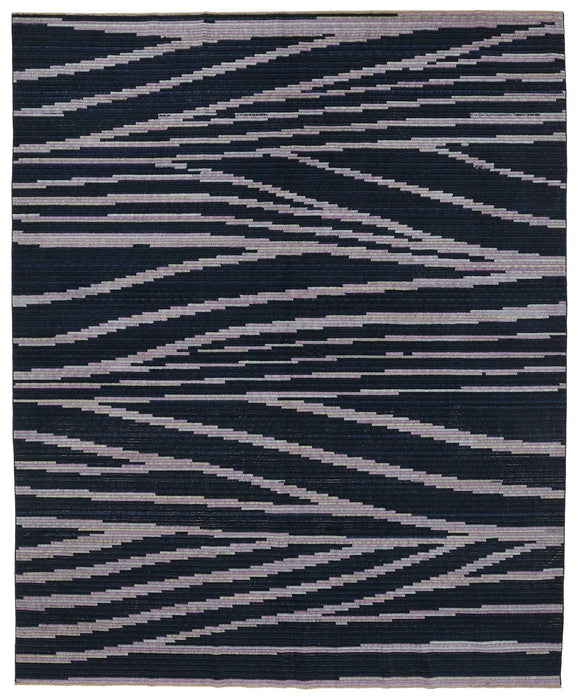 10x12 Hand-Knotted Wool Oushak Rug - 47759