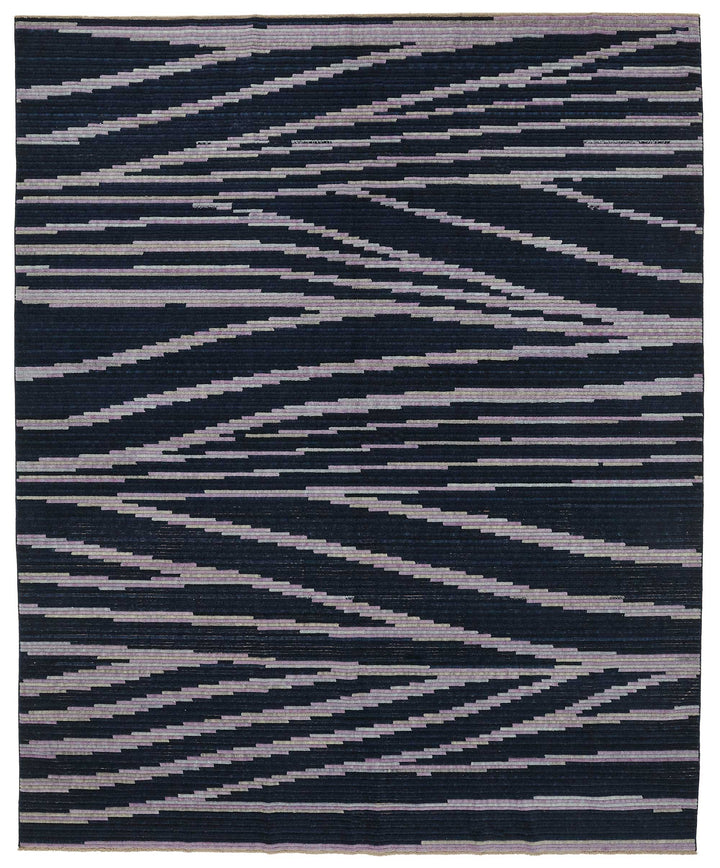 10x12 Hand-Knotted Wool Oushak Rug - 47759