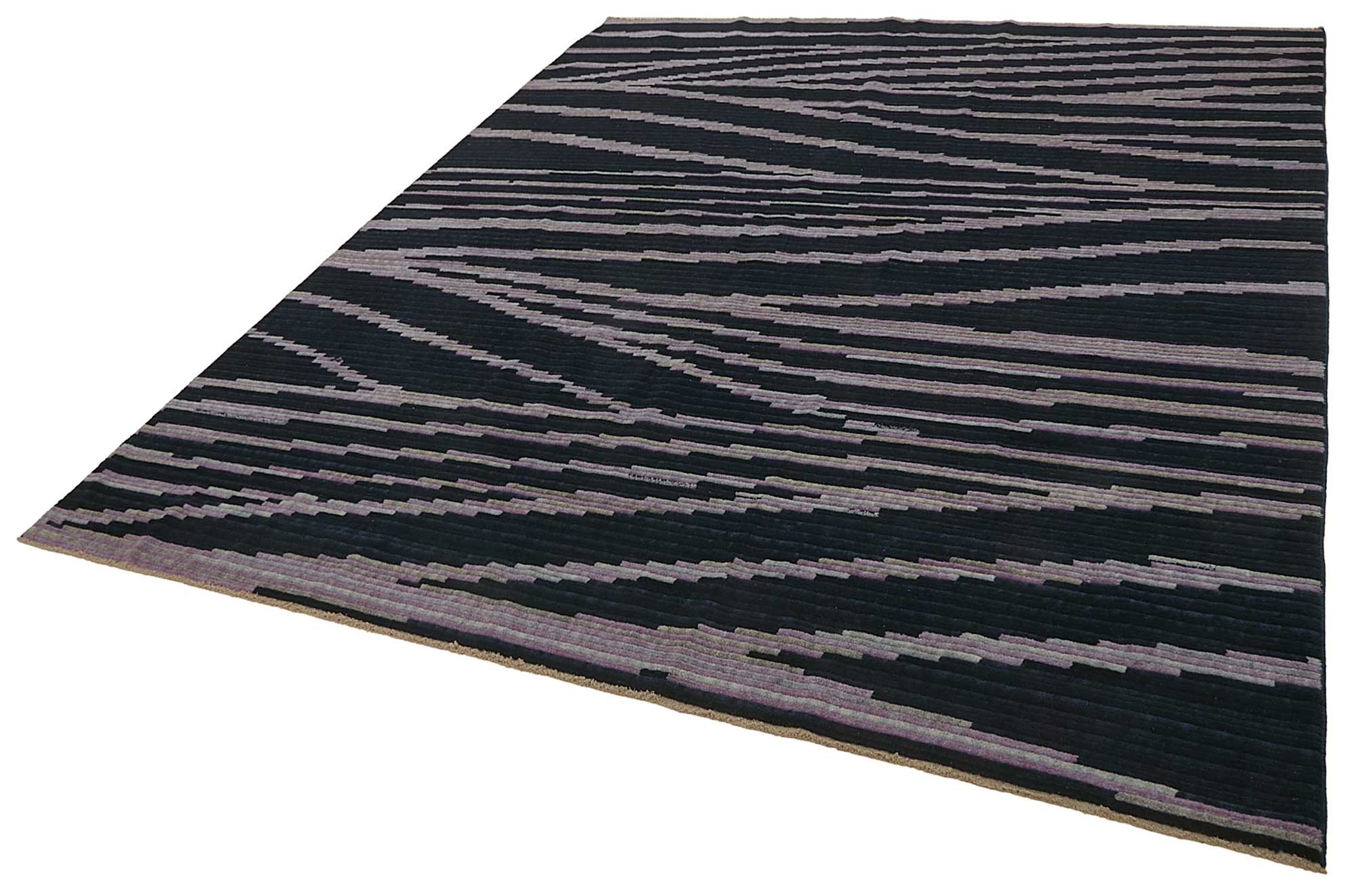 10x12 Hand-Knotted Wool Oushak Rug - 47759