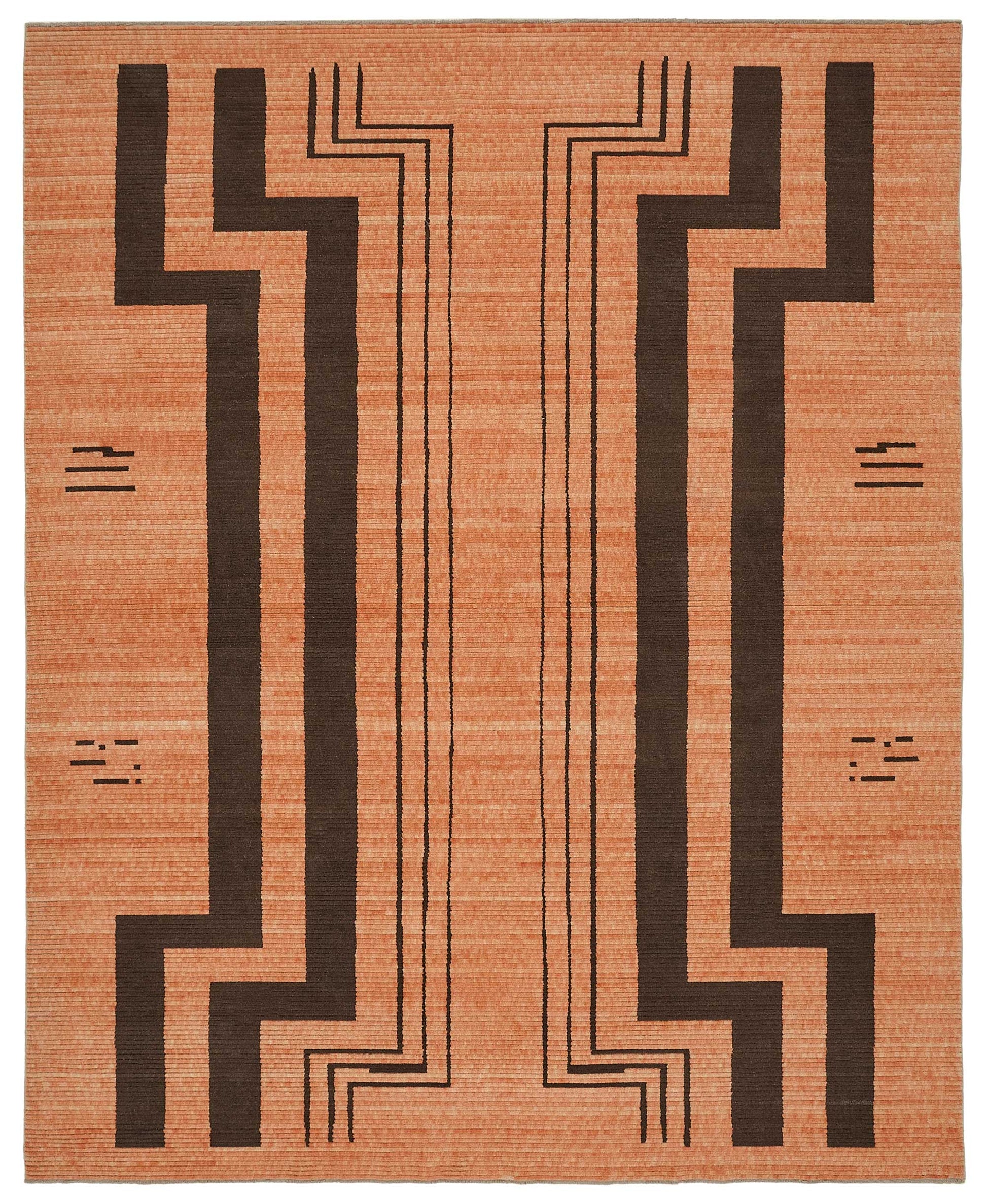 10x12 Hand-Knotted Wool Oushak Rug - 47760