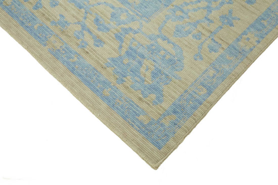 10x13 Hand-Knotted Wool Oushak Rug - 47763