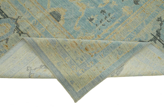 11x14 Hand-Knotted Wool Oushak Rug - 47764