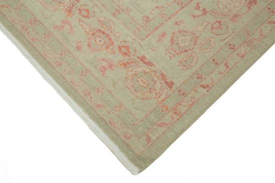 9x12 Hand-Knotted Wool Oushak Rug - 47766
