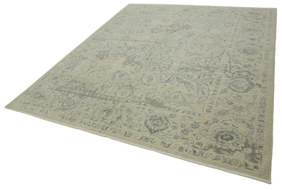 9x12 Hand-Knotted Wool Oushak Rug - 47768