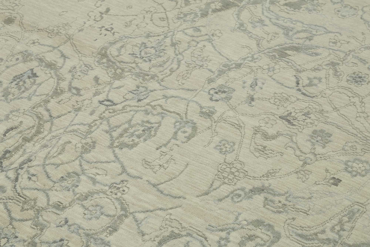 9x12 Hand-Knotted Wool Oushak Rug - 47768