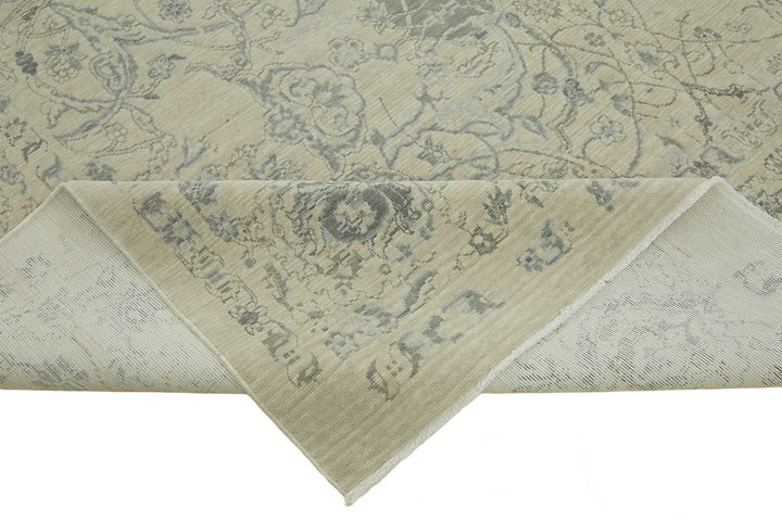 9x12 Hand-Knotted Wool Oushak Rug - 47768