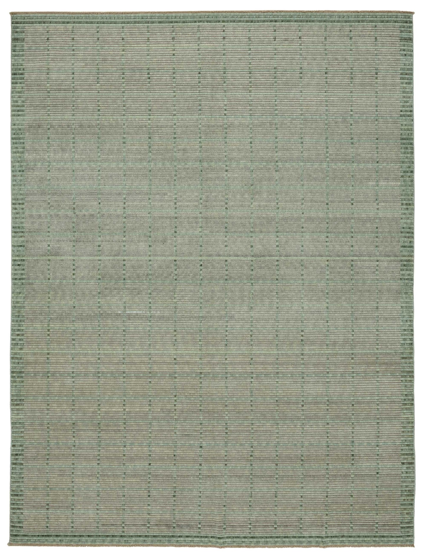 9x12 Hand-Knotted Wool Oushak Rug - 47769