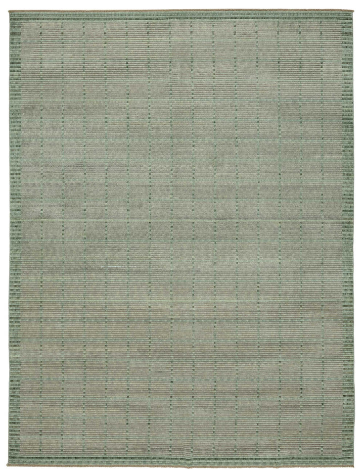 9x12 Hand-Knotted Wool Oushak Rug - 47769