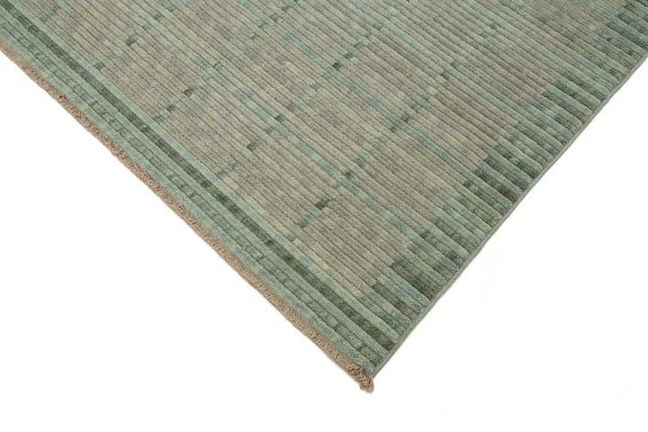 9x12 Hand-Knotted Wool Oushak Rug - 47769