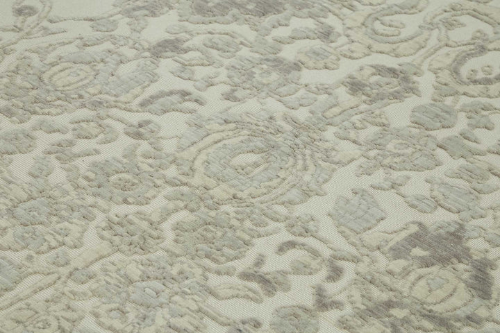 10x12 Hand-Knotted Wool Oushak Rug - 47770