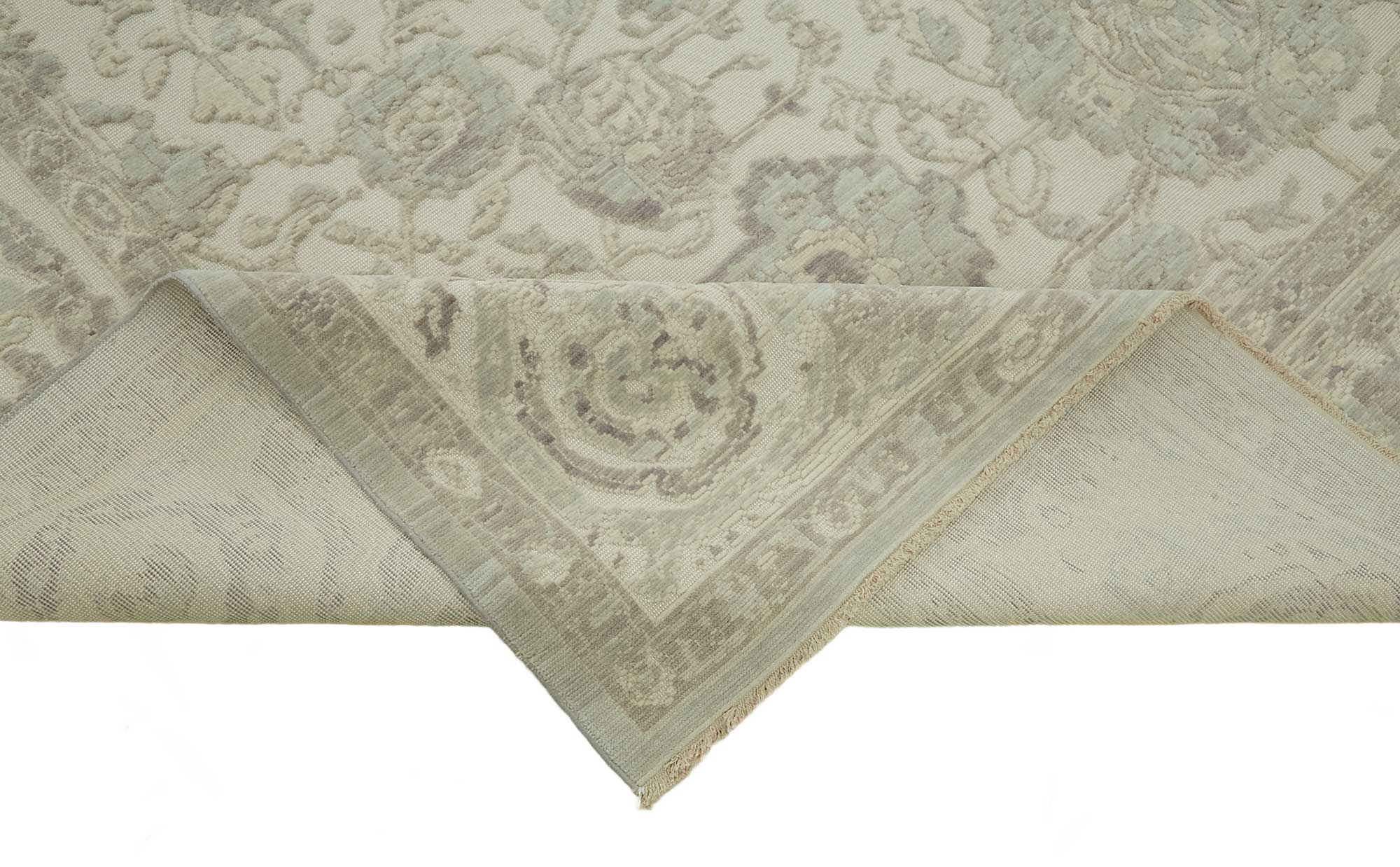 10x12 Hand-Knotted Wool Oushak Rug - 47770