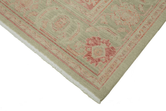 9x12 Hand-Knotted Wool Oushak Rug - 47771