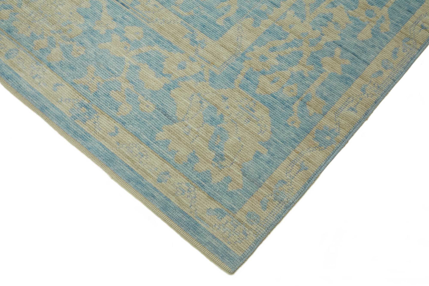 10x13 Hand-Knotted Wool Oushak Rug - 47772