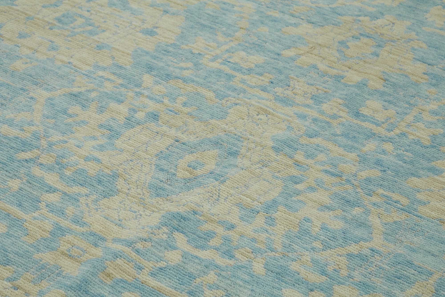 10x13 Hand-Knotted Wool Oushak Rug - 47772