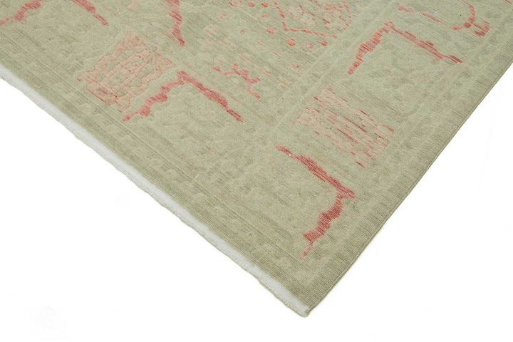 9x12 Hand-Knotted Wool Oushak Rug - 47773