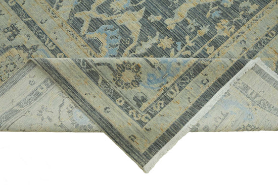 11x14 Hand-Knotted Wool Oushak Rug - 47774