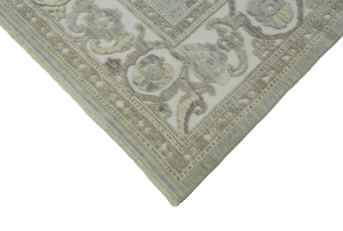 9x12 Hand-Knotted Wool Oushak Rug - 47775