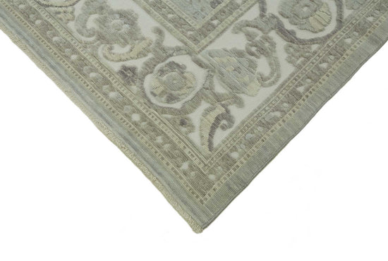 9x12 Hand-Knotted Wool Oushak Rug - 47775
