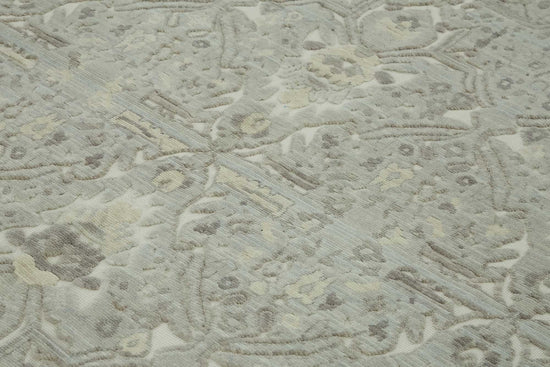 9x12 Hand-Knotted Wool Oushak Rug - 47775