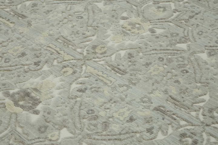 9x12 Hand-Knotted Wool Oushak Rug - 47775