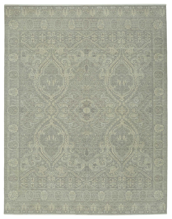 9x12 Hand-Knotted Wool Oushak Rug - 47776
