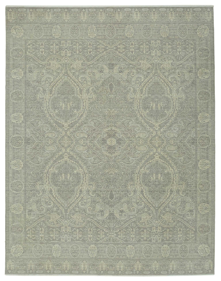 9x12 Hand-Knotted Wool Oushak Rug - 47776