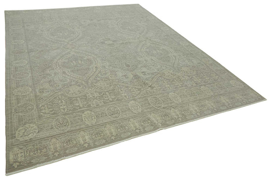 9x12 Hand-Knotted Wool Oushak Rug - 47776