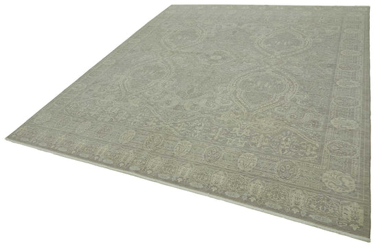 9x12 Hand-Knotted Wool Oushak Rug - 47776