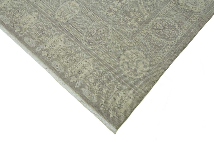 9x12 Hand-Knotted Wool Oushak Rug - 47776