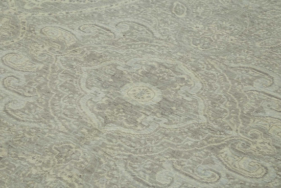 9x12 Hand-Knotted Wool Oushak Rug - 47776