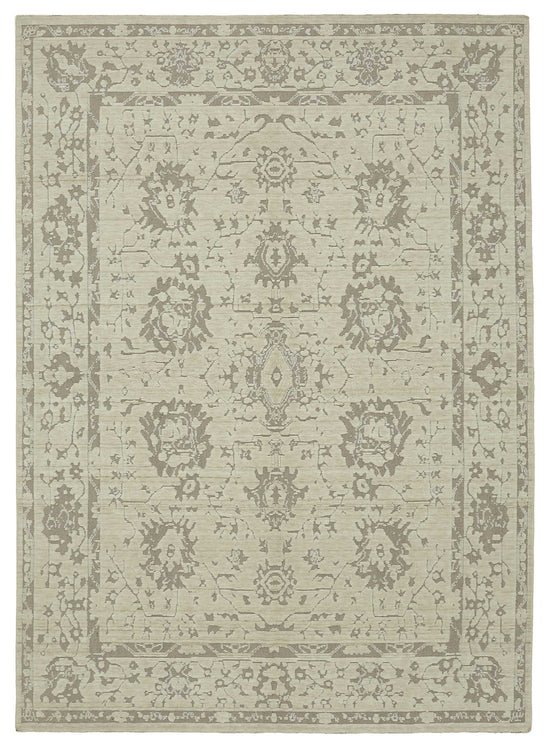 9x12 Hand-Knotted Wool Oushak Rug - 47777