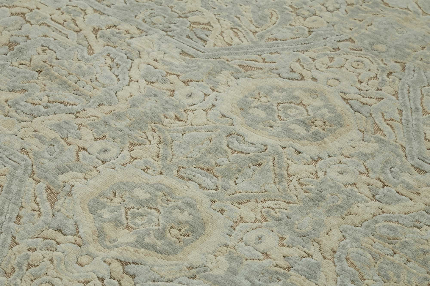 8x11 Hand-Knotted Wool Oushak Rug - 47778