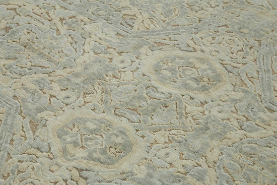 8x11 Hand-Knotted Wool Oushak Rug - 47778