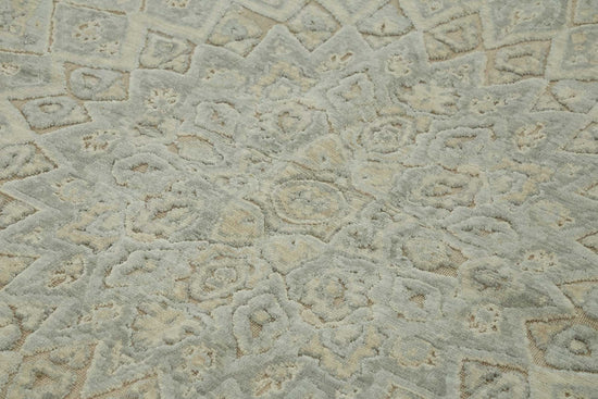 8x11 Hand-Knotted Wool Oushak Rug - 47779