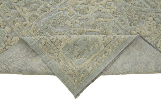 9x11 Hand-Knotted Wool Oushak Rug - 47787