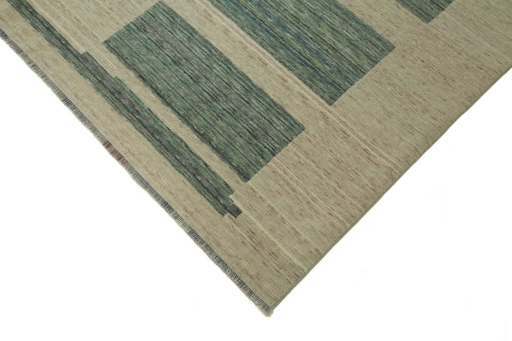 9x10 Hand-Knotted Wool Oushak Rug - 47788