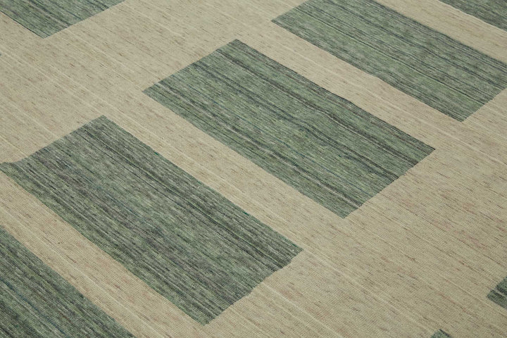 9x10 Hand-Knotted Wool Oushak Rug - 47788