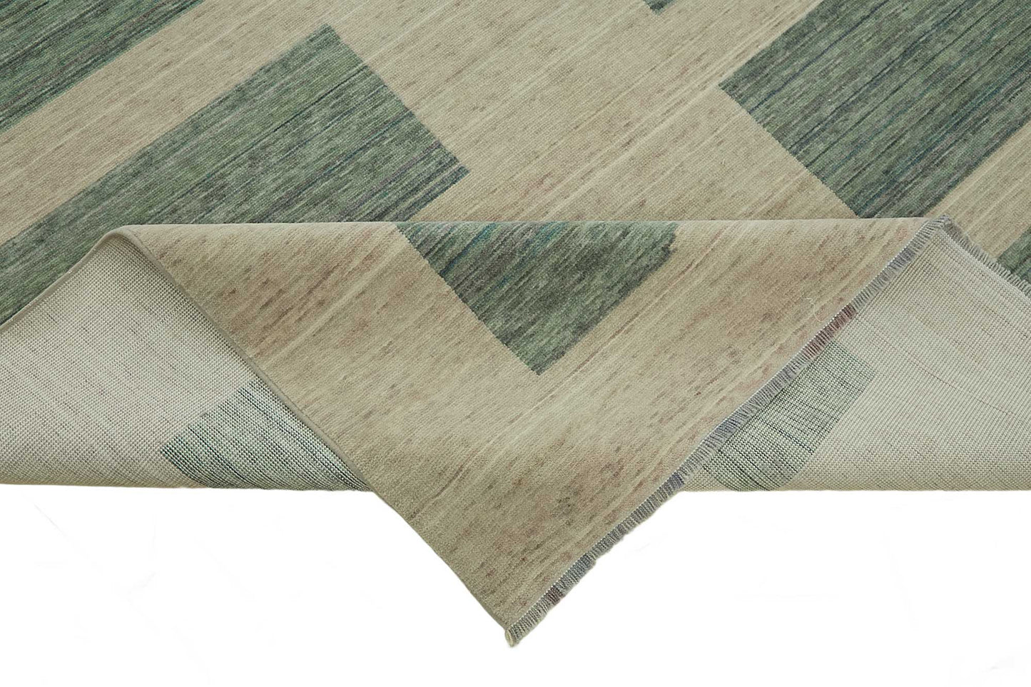 9x10 Hand-Knotted Wool Oushak Rug - 47788