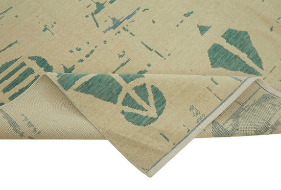8x12 Hand-Knotted Wool Oushak Rug - 47789